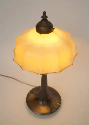 Jugendstil Wiener Kaffeehauslampe Unikat Lightartshop Einzelstück Messinglampe