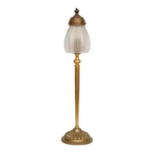 Art Déco Tischleuchte "LIZZY" Messinglampe Tischlampe Lampe Empire