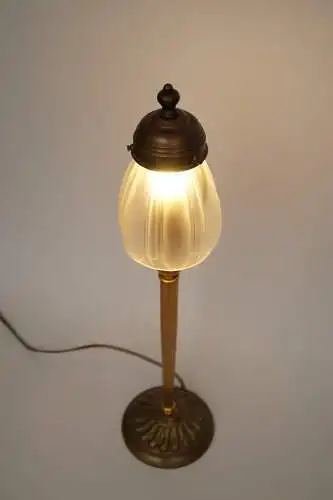Art Déco Tischleuchte "LIZZY" Messinglampe Tischlampe Lampe Empire