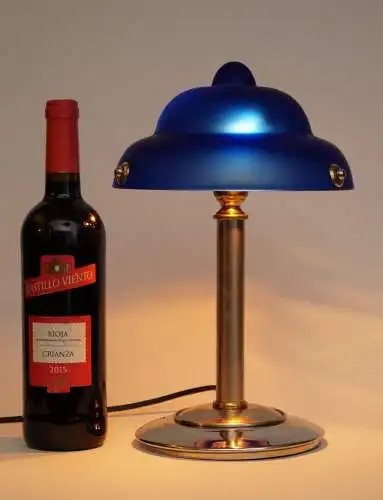 Design Schreibtischleuchte "BMG" Messinglampe Tischlampe Unikat