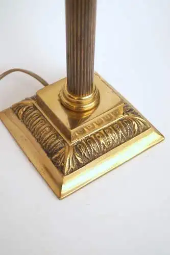 Art Deco Schreibtischleuchte "KINGSMEN" Messinglampe Tischlampe Unikat