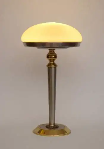 Art Deco Schreibtischleuchte "SLIM SPACE" Chrom Tischlampe Unikat