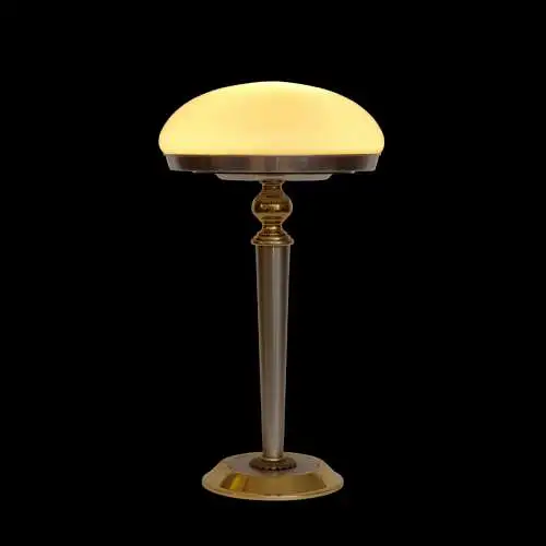 Art Deco Schreibtischleuchte "SLIM SPACE" Chrom Tischlampe Unikat