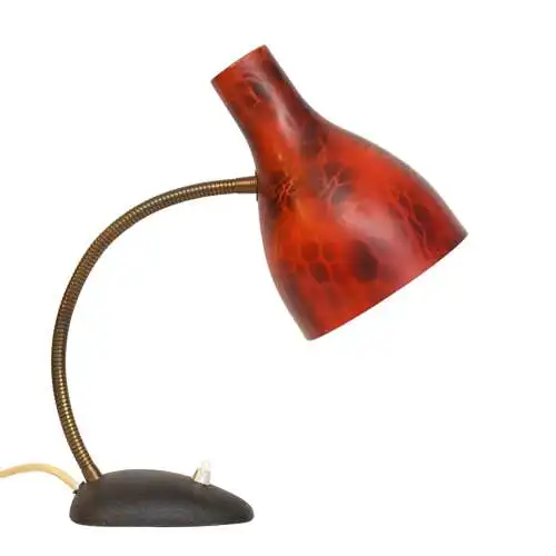 1960er Arbeitsleuchte Tischlampe Vintage Light Gelenklampe Kontorleuchte 60er