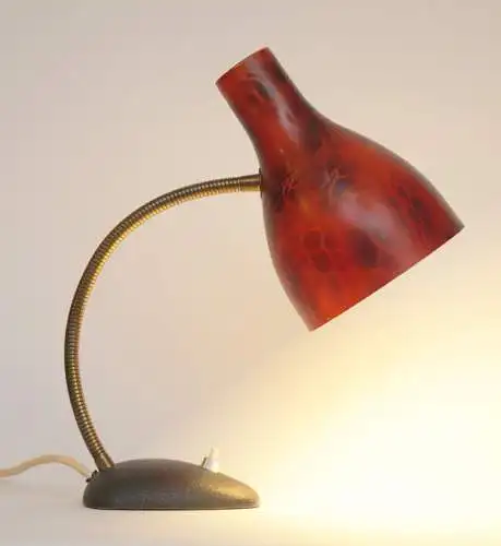 1960er Arbeitsleuchte Tischlampe Vintage Light Gelenklampe Kontorleuchte 60er