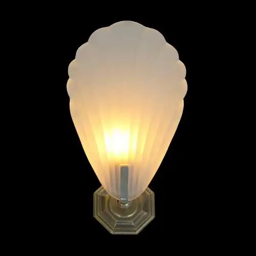 Art Deco Wandlampe Wandleuchte "BRASS SHELL" 3 Stk. verfügbar