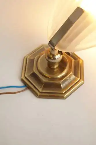 Art Deco Wandlampe Wandleuchte "BRASS SHELL" 3 Stk. verfügbar