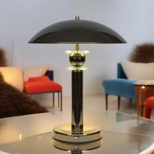 80er Jahre SMC Design Schreibtischleuchte Pilzlampe Wallstreet Tischlampe