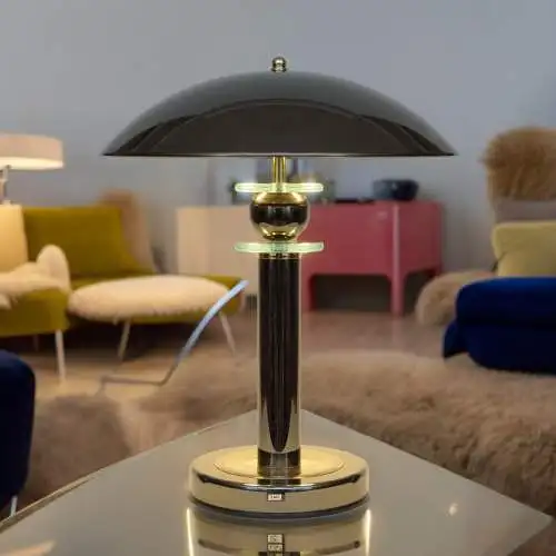 80er Jahre SMC Design Schreibtischleuchte Pilzlampe Wallstreet Tischlampe