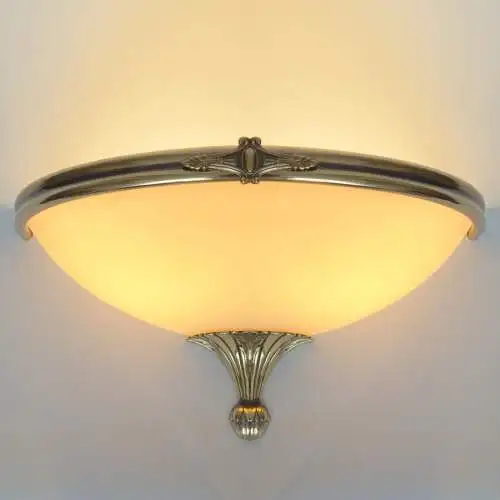 2 Stk. prunkvolle Art Deco Wandleuchten Wandlampen Messinglampen Berlin