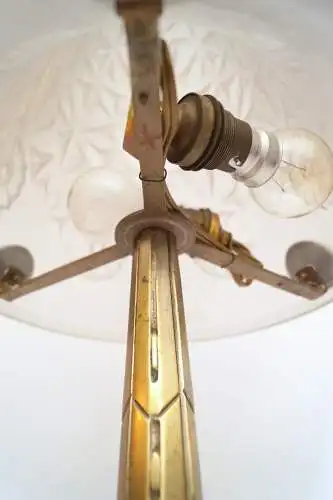 Signierte original französische Art Deco Tischlampe "LA CHIMERE PARIS"  1920