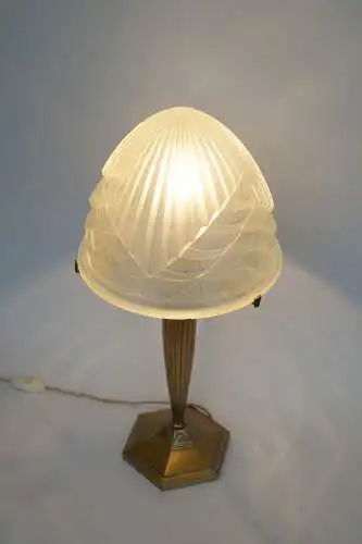 Original Art Deco Tischlampe "ECLIPSE" signiert Schneider 1920-1930