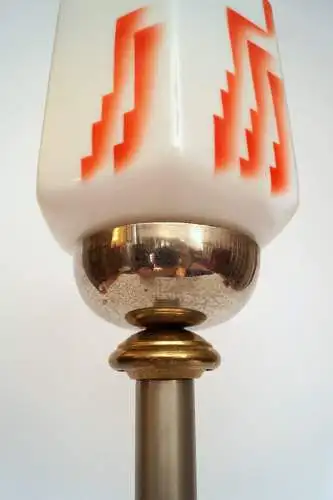 Unikat Art Deco Tischleuchte "GRAPHICUS" Tischlampe Lampe Einzelstück