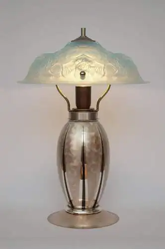 Art Deco Design Tischlampe "IKORA" Tischleuchte Unikat WMF Schreibtisch Lampe