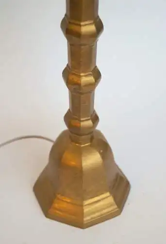 Art Deco Tischleuchte "APPLE PIE" Einzelstück Messinglampe Unikat Tischlampe