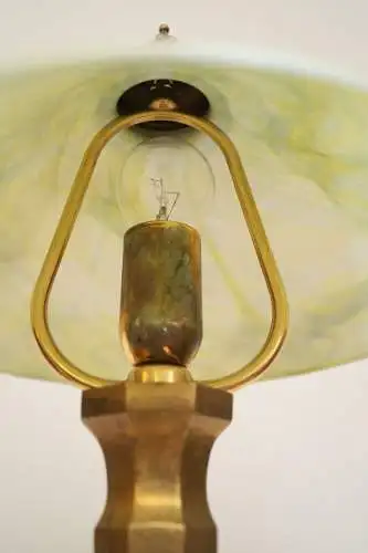 Art Deco Tischleuchte "APPLE PIE" Einzelstück Messinglampe Unikat Tischlampe