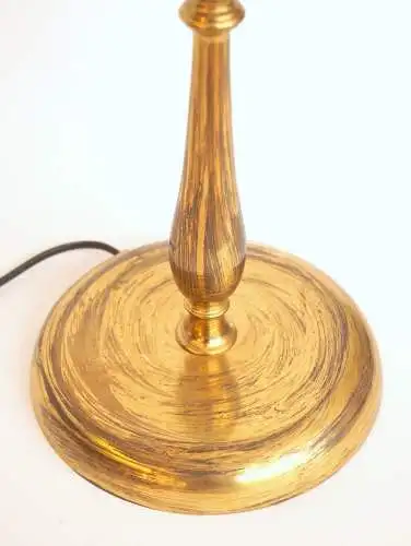 Art Deco Jugendstil Tischleuchte "GOLDEN BOW" Einzelstück Messinglampe Unikat