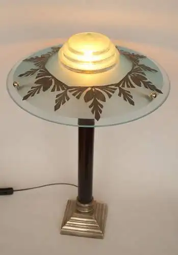 Art Deco Schreibtischleuchte "THE QUEEN" Messinglampe Berlin Tischlampe Unikat