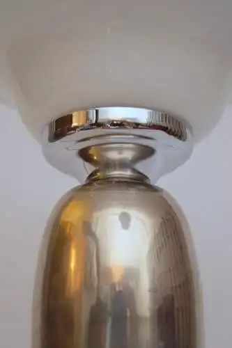 Kleine Art Deco Bauhaus Tischleuchte "EGGY" Unikat Tischlampe Spaceage