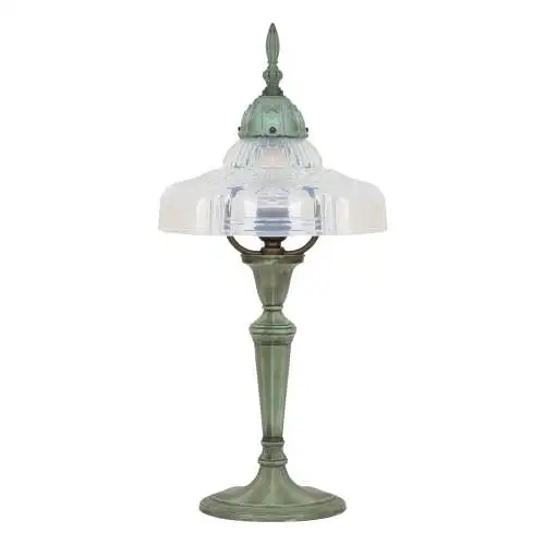 Romantische Jugendstil Shabby Chic Tischleuchte "LILLY" Unikat Tischlampe