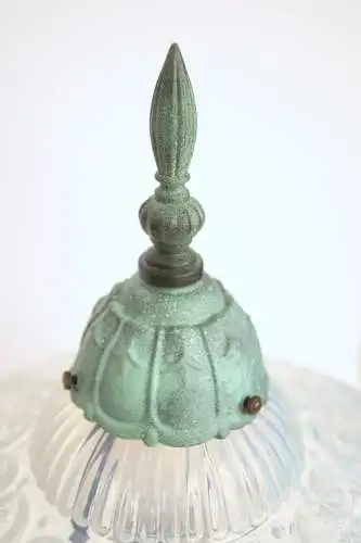 Romantische Jugendstil Shabby Chic Tischleuchte "LILLY" Unikat Tischlampe