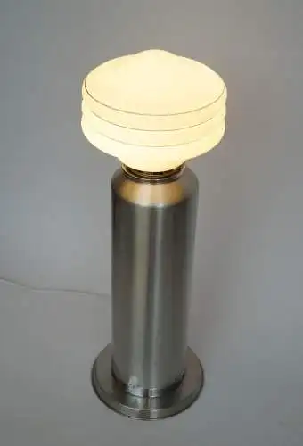 60er Vintage Space Age Tischleuchte "LITTY PILLAR" Tischlampe Chrom