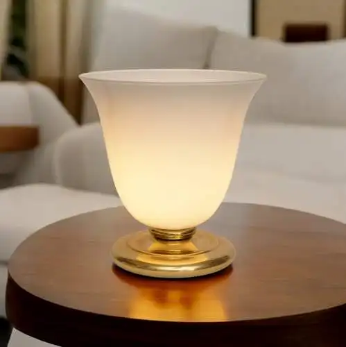 Lumière de table "DEEP CONNE" lampe en laiton de rêve Art Déco