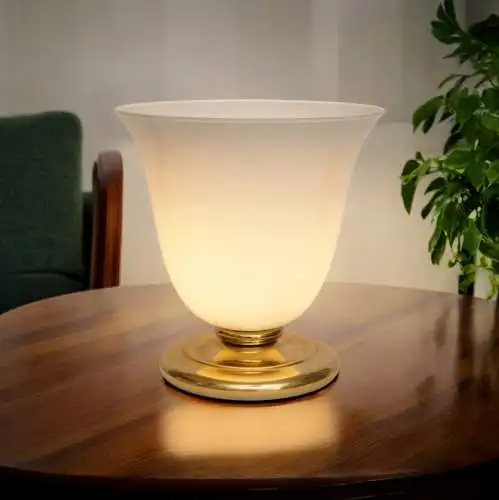 Lumière de table "DEEP CONNE" lampe en laiton de rêve Art Déco