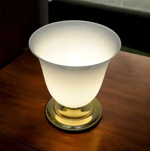 Lumière de table "DEEP CONNE" lampe en laiton de rêve Art Déco