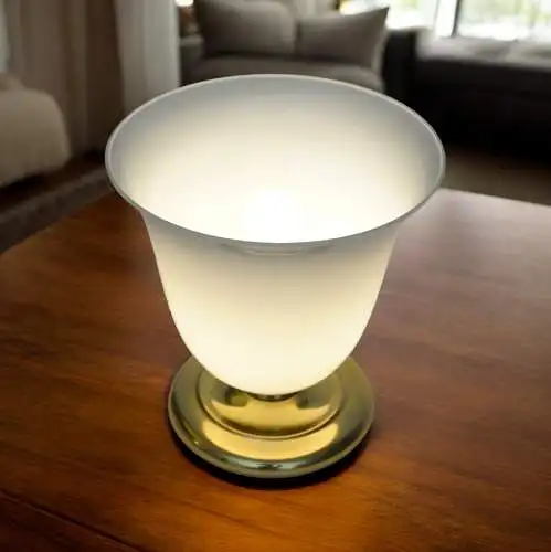 Lumière de table "DEEP CONNE" lampe en laiton de rêve Art Déco