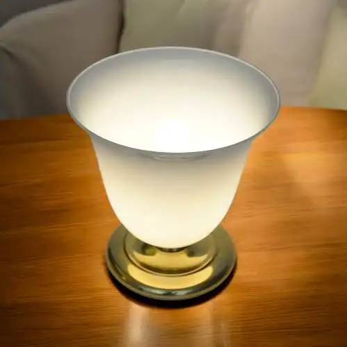 Lumière de table "DEEP CONNE" lampe en laiton de rêve Art Déco