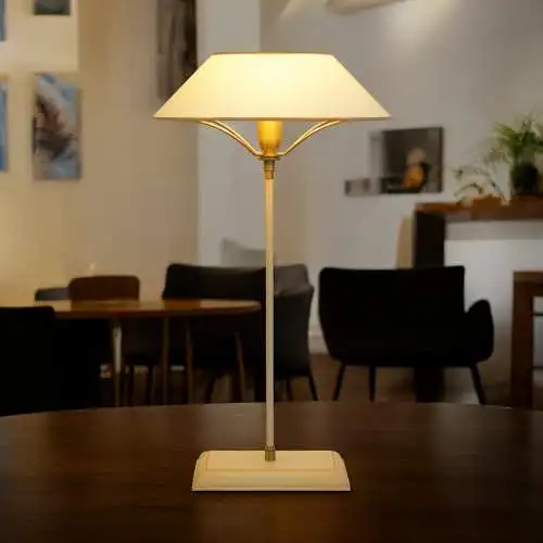 Sehr elegante Design Landhaus Tischleuchte "HAMPTON" Tischlampe schlank