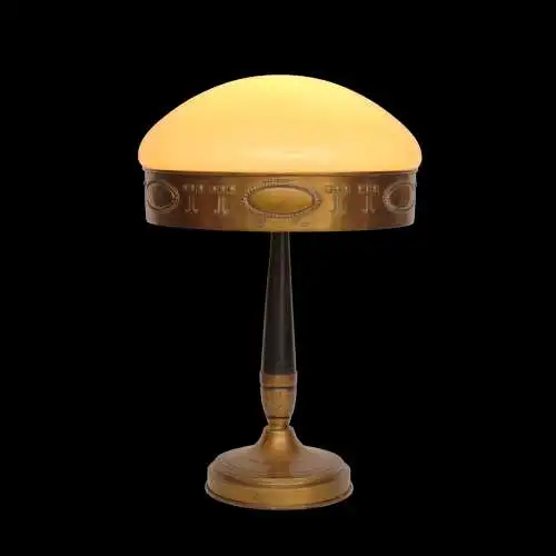 Art Deco Schreibtisch Lampe ca. 1930 "CONSUELA" original Tischlampe Messing