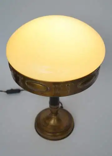 Art Deco Schreibtisch Lampe ca. 1930 "CONSUELA" original Tischlampe Messing