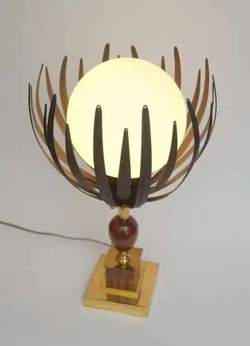 Italienische Designer Tischleuchte "LUNA DELLA PALMA" Messinglampe Tischlampe