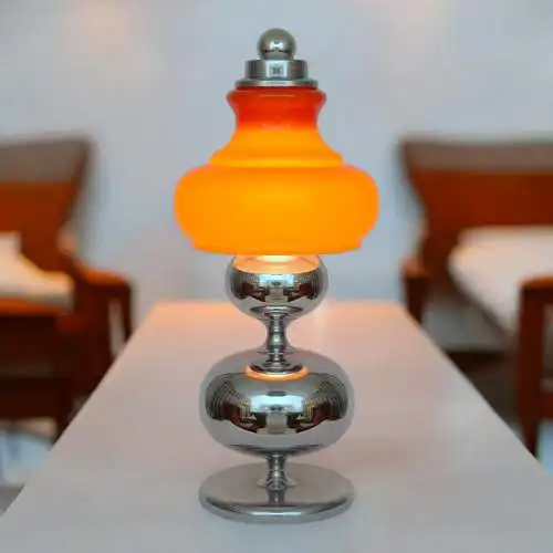 Luminaire de table vintage design "GEMINI SPACE" Space Age Mid-Century Lampe de bureau