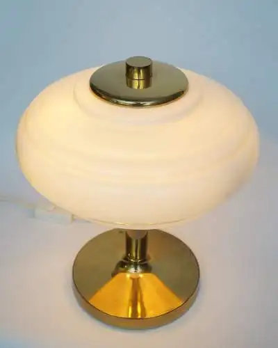 Orig. Mid-Century Modern Art Déco Design Lampe de table en laiton 60s sixties