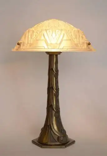 Lampe de bureau originale Art Déco Bronze "NANCY"