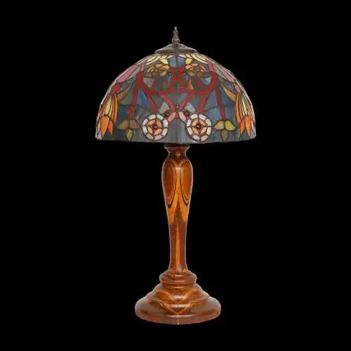 Design Art Déco Tiffany Lampe de table Lumières de bureau "CORDOBA" pièce unique