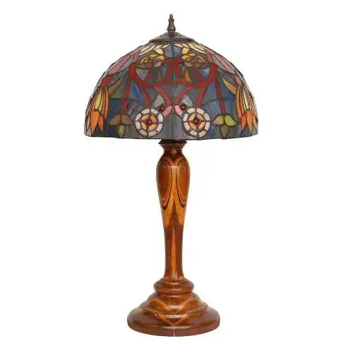 Design Art Déco Tiffany Lampe de table Lumières de bureau "CORDOBA" pièce unique