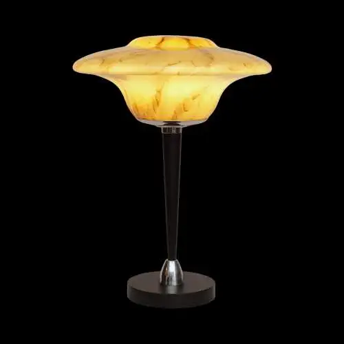 Design MidCentury Modern Lampe de table "LUNARIS" Unikat Bauhaus Space Age Spoutnik