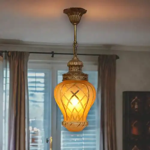 Lampe de plafond "BALMORAL" de style Art Nouveau