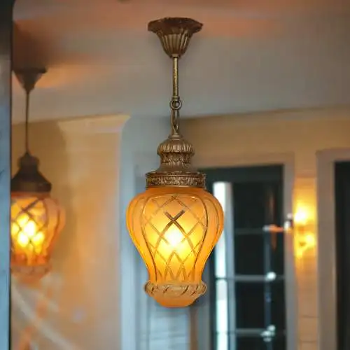 Lampe de plafond "BALMORAL" de style Art Nouveau