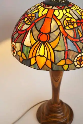 Design Art Déco Tiffany Lampe de table Lumières de bureau "CORDOBA" pièce unique