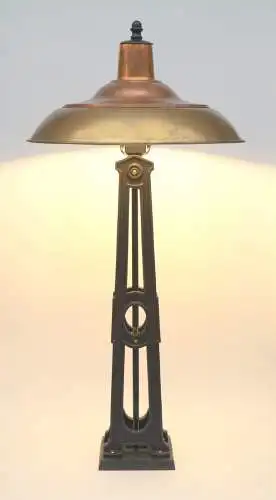 Art Deco Einzelstück für Sammler Tischleuchte "ZODIAC" Unikat Schreibtisch Lampe