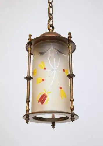 Art Nouveau Art nouveau Lampe suspendue "PARIS APRICOT" Lumières en laiton