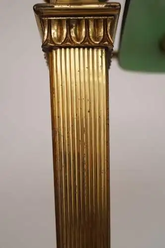 Art Deco Messinglampe "BERLINER" Bankerleuchte Unikat Schreibtisch Einzelstück