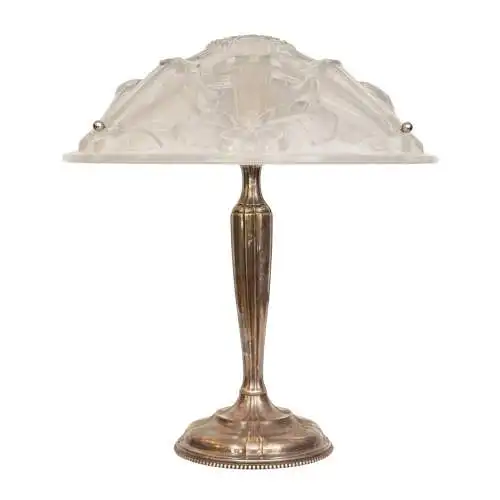 Traumhafte Art Deco Tischleuchte "CHLOE" Unikat Schreibtischlampe