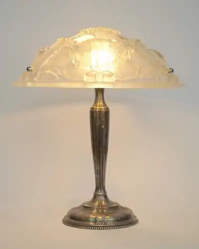 Traumhafte Art Deco Tischleuchte "CHLOE" Unikat Schreibtischlampe