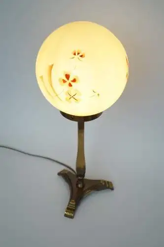 Lampe de table "MINERVA" originale Art Déco Lumières en laiton 1930